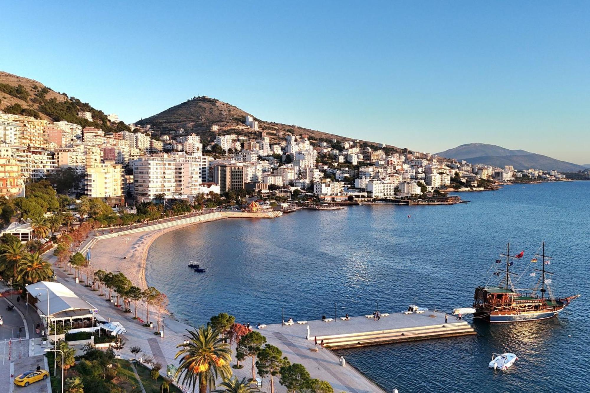 Sunset Penthouse Sarandë Exterior foto
