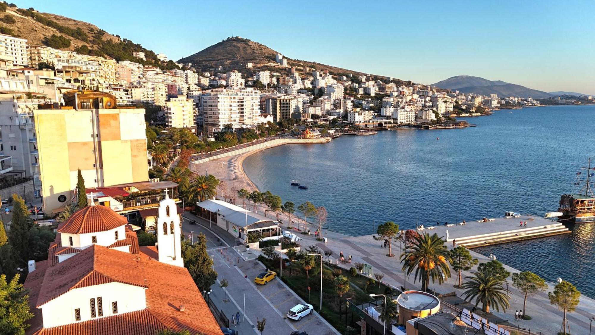 Sunset Penthouse Sarandë Exterior foto