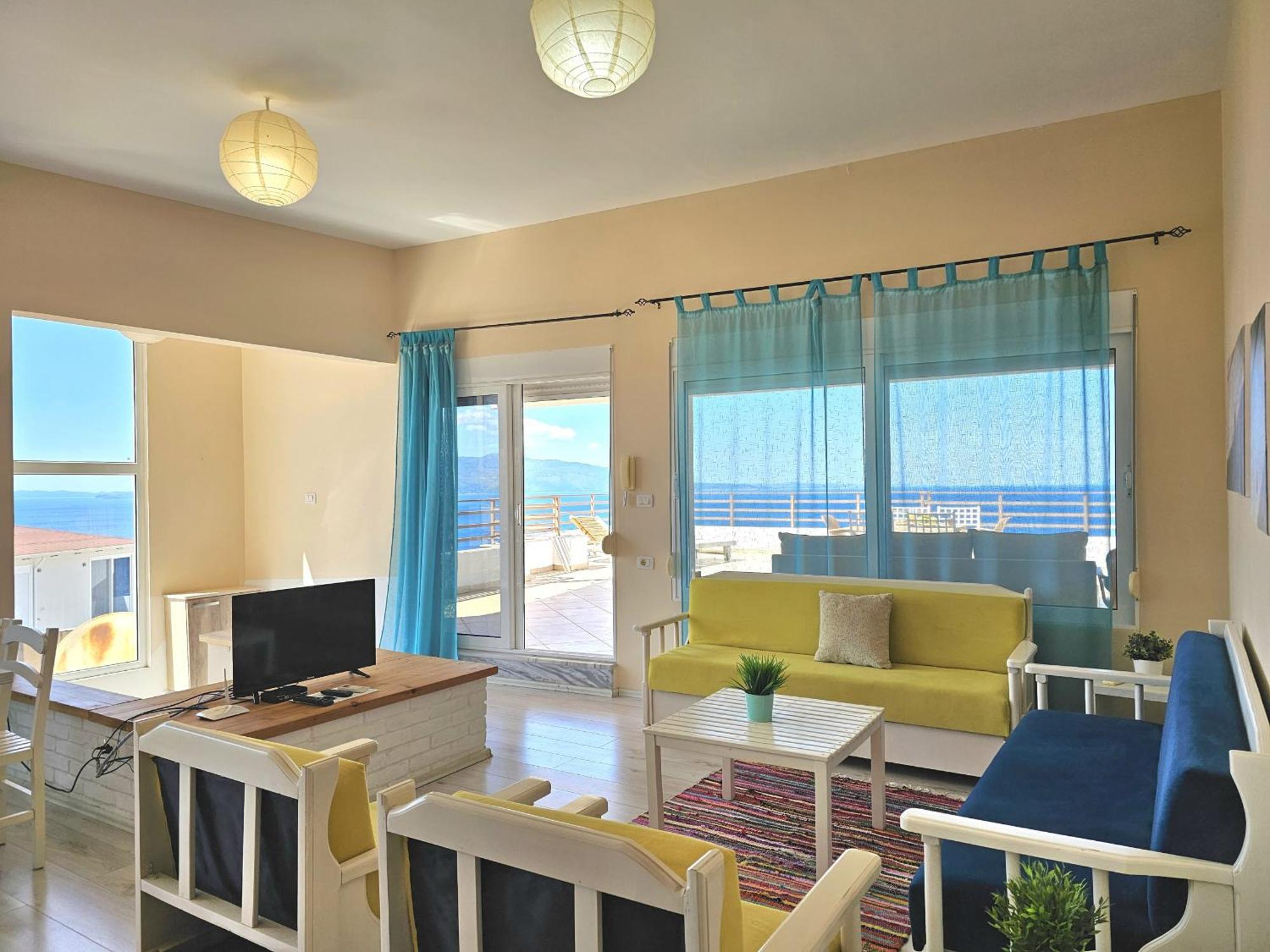 Sunset Penthouse Sarandë Exterior foto
