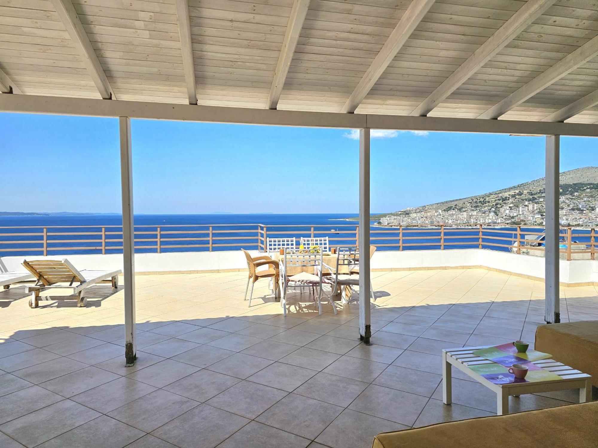 Sunset Penthouse Sarandë Exterior foto